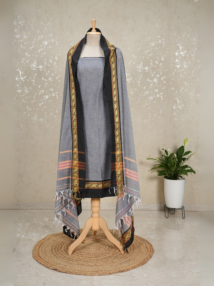 Authentic Mangalgiri Cotton Dress Material