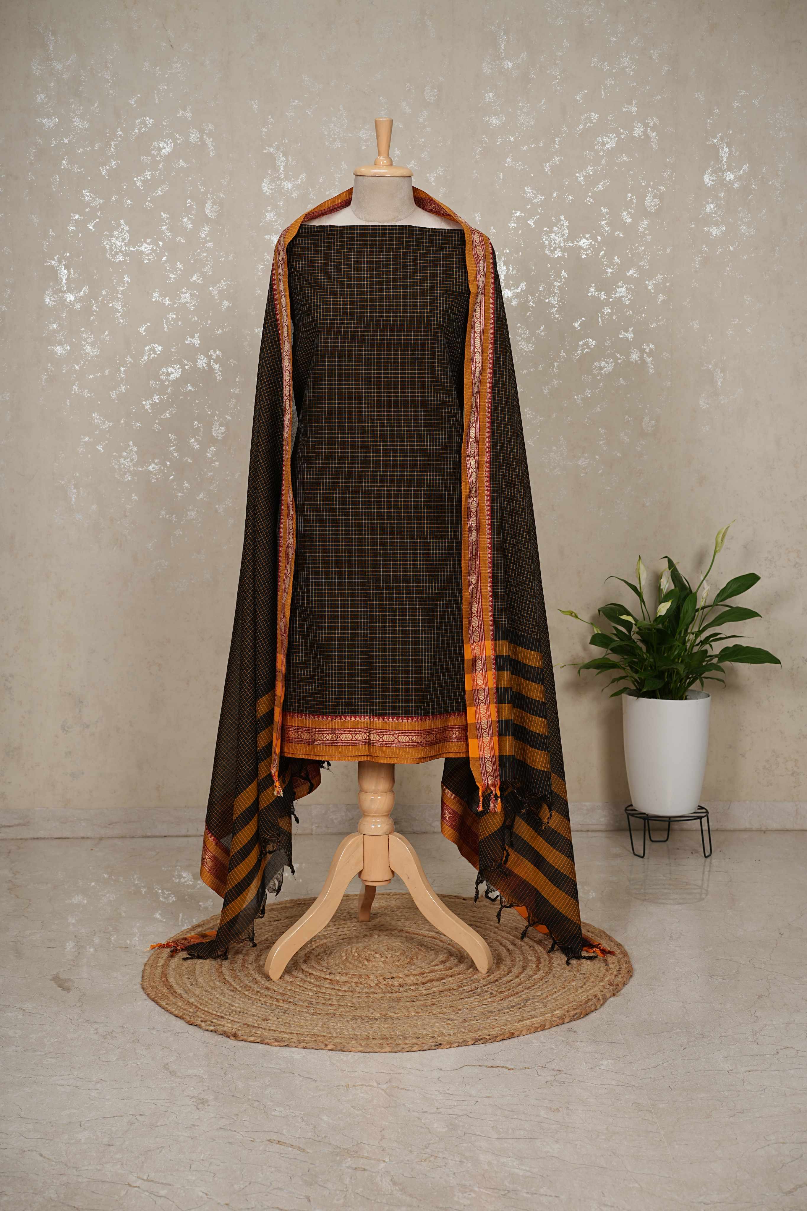 Authentic Mangalgiri Cotton Dress Material