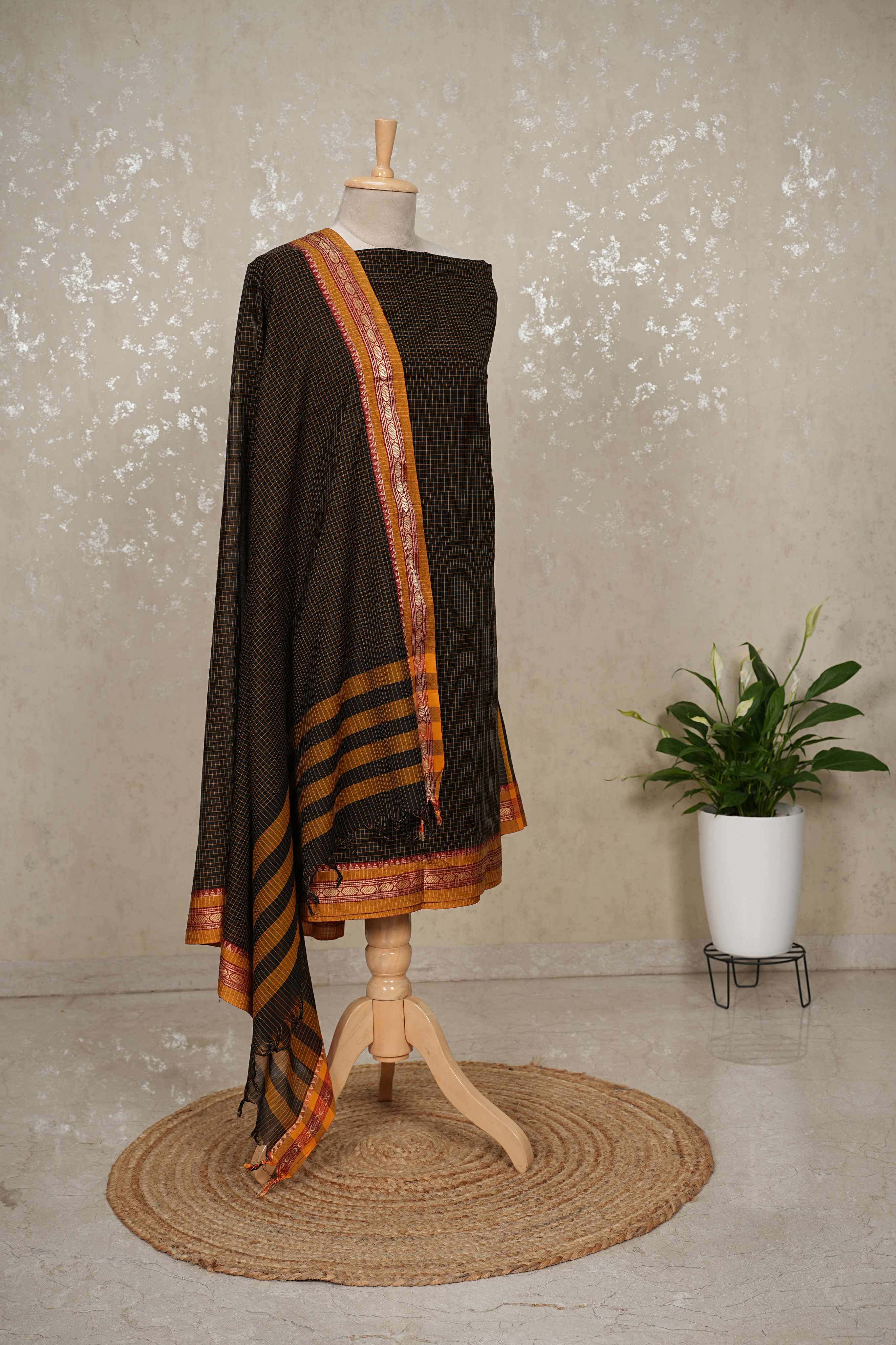 Authentic Mangalgiri Cotton Dress Material