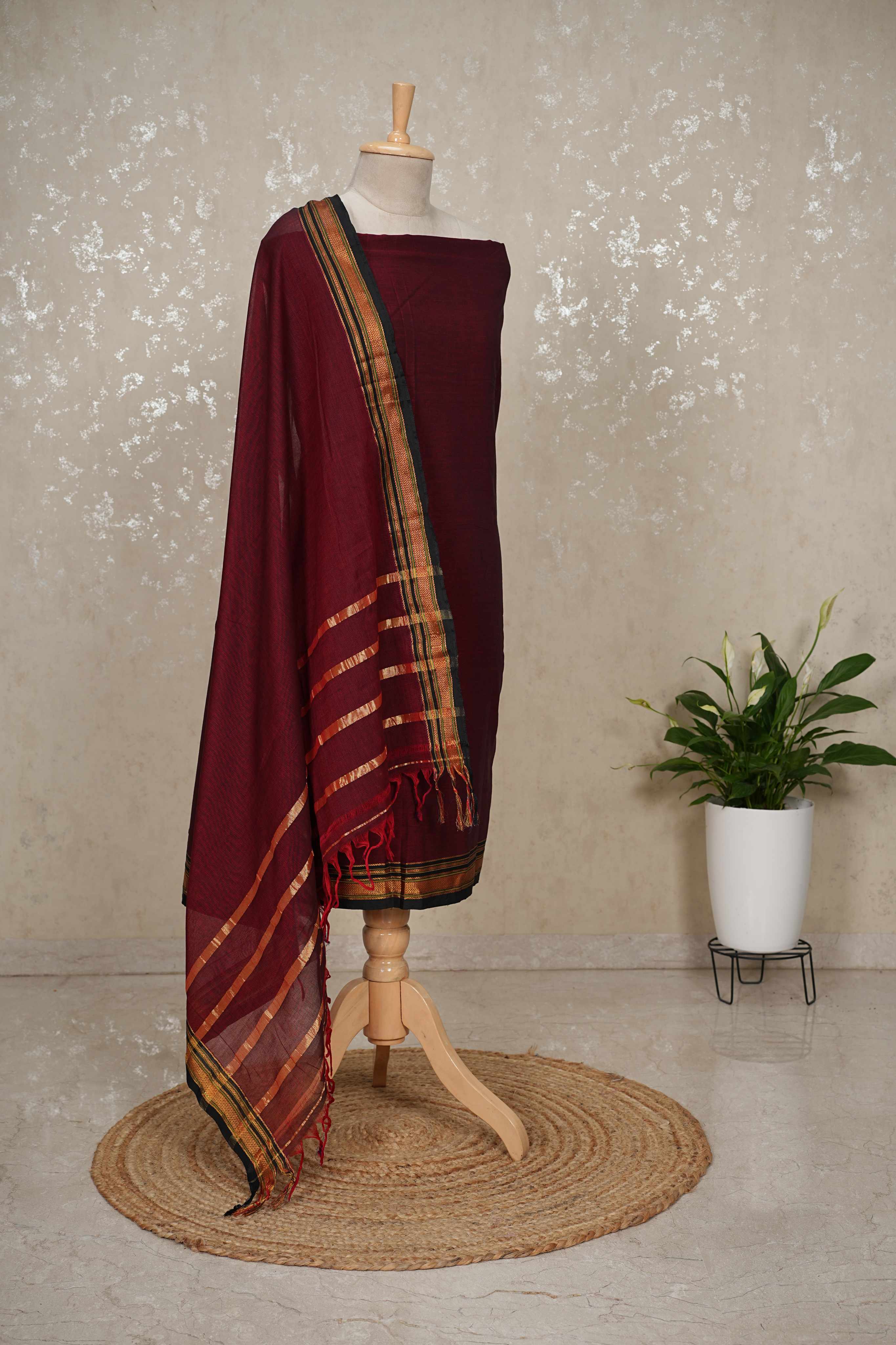 Authentic Mangalgiri Cotton Dress Material