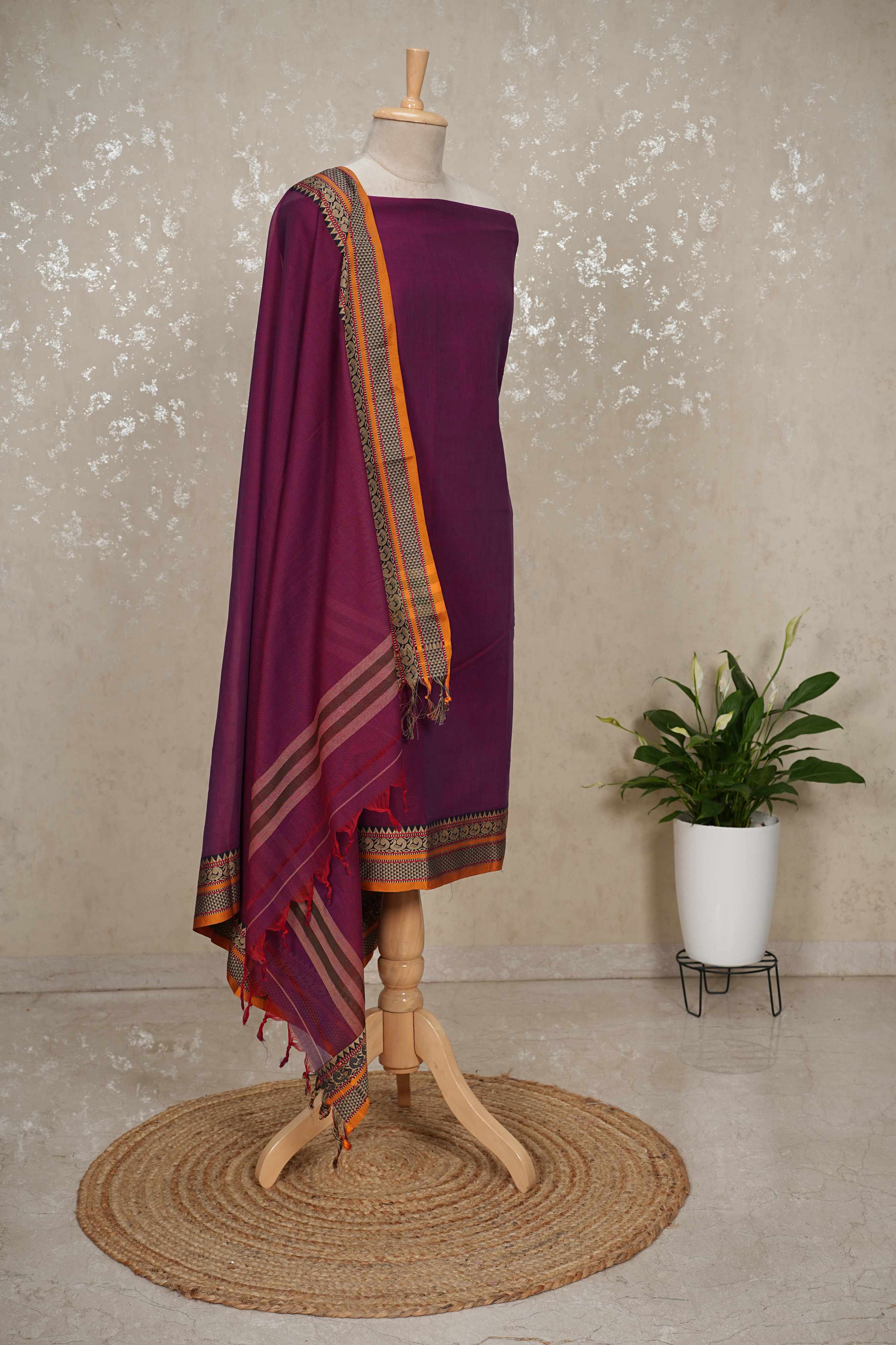 Authentic Mangalgiri Cotton Dress Material