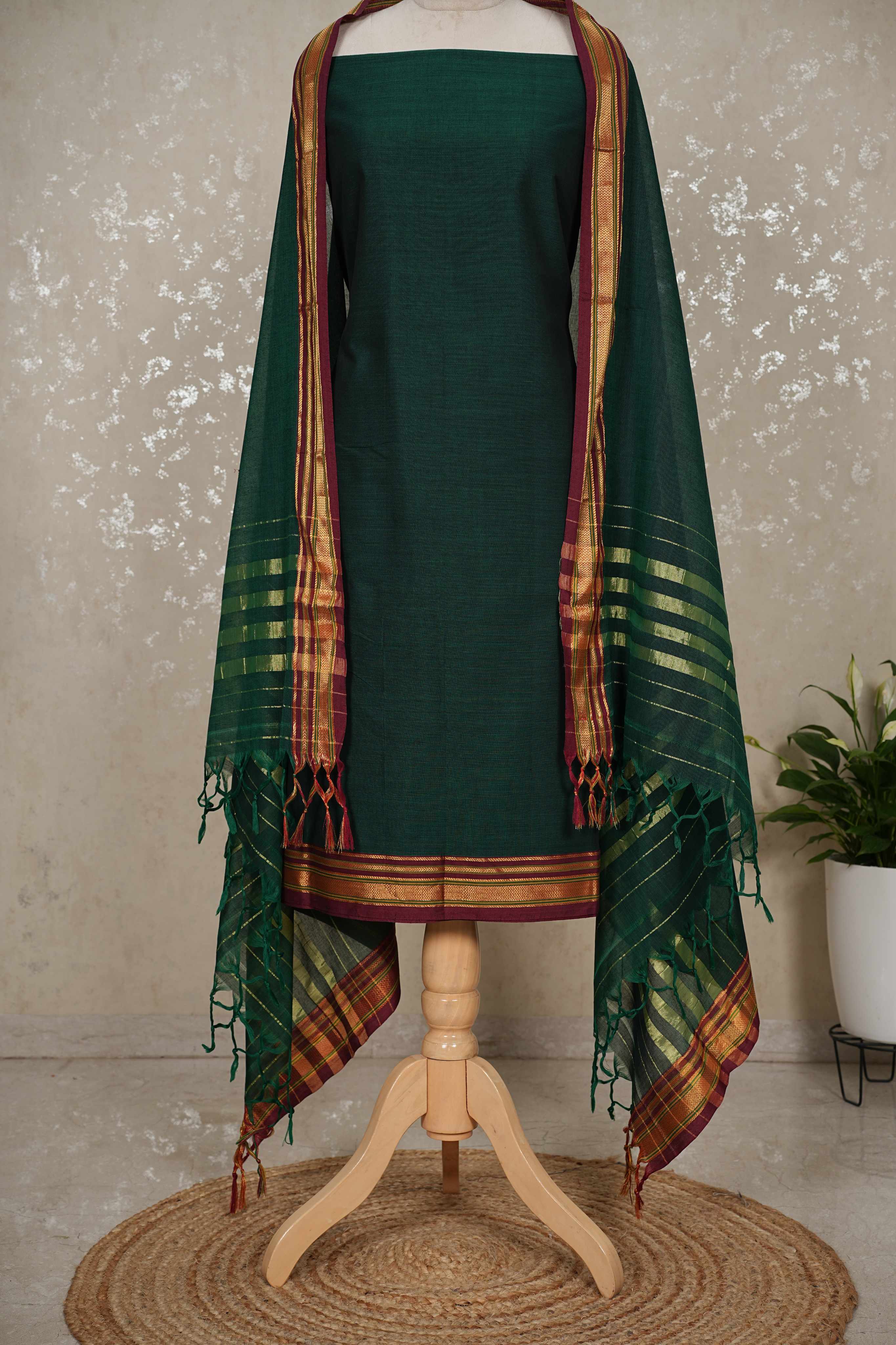Authentic Mangalgiri Cotton Dress Material