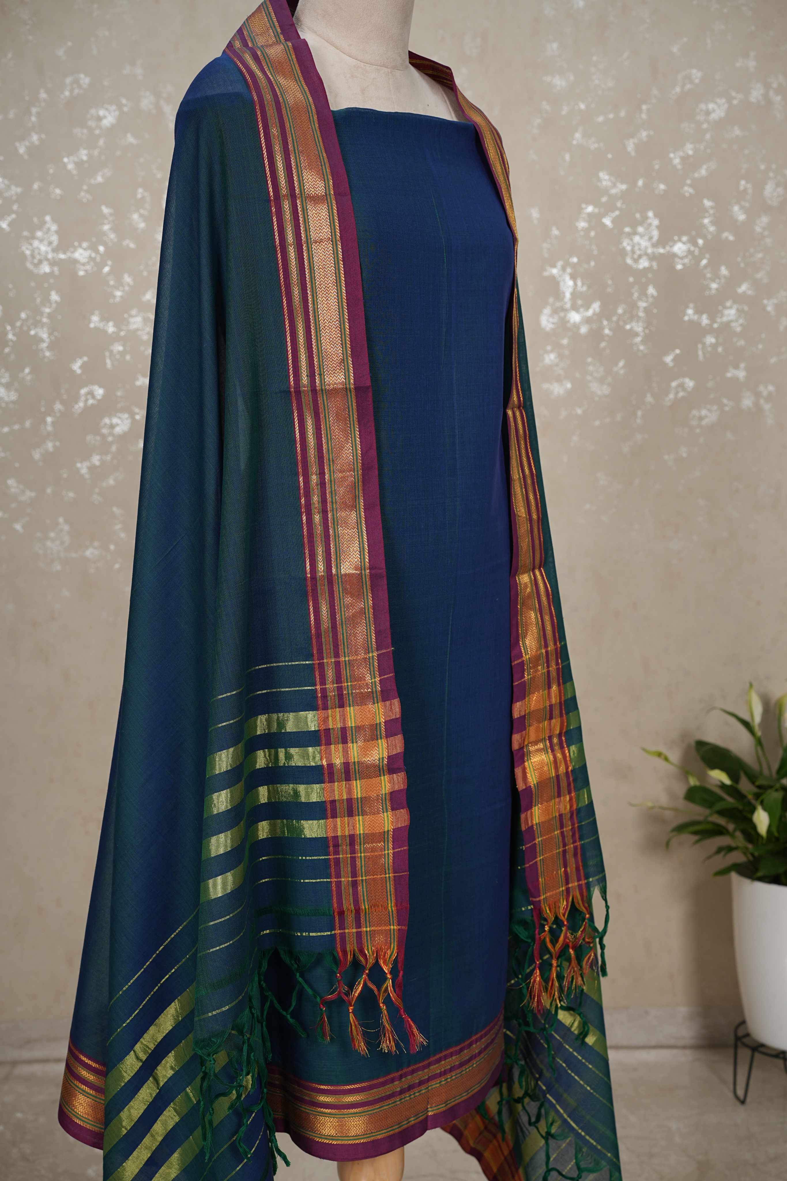 Authentic Mangalgiri Cotton Dress Material