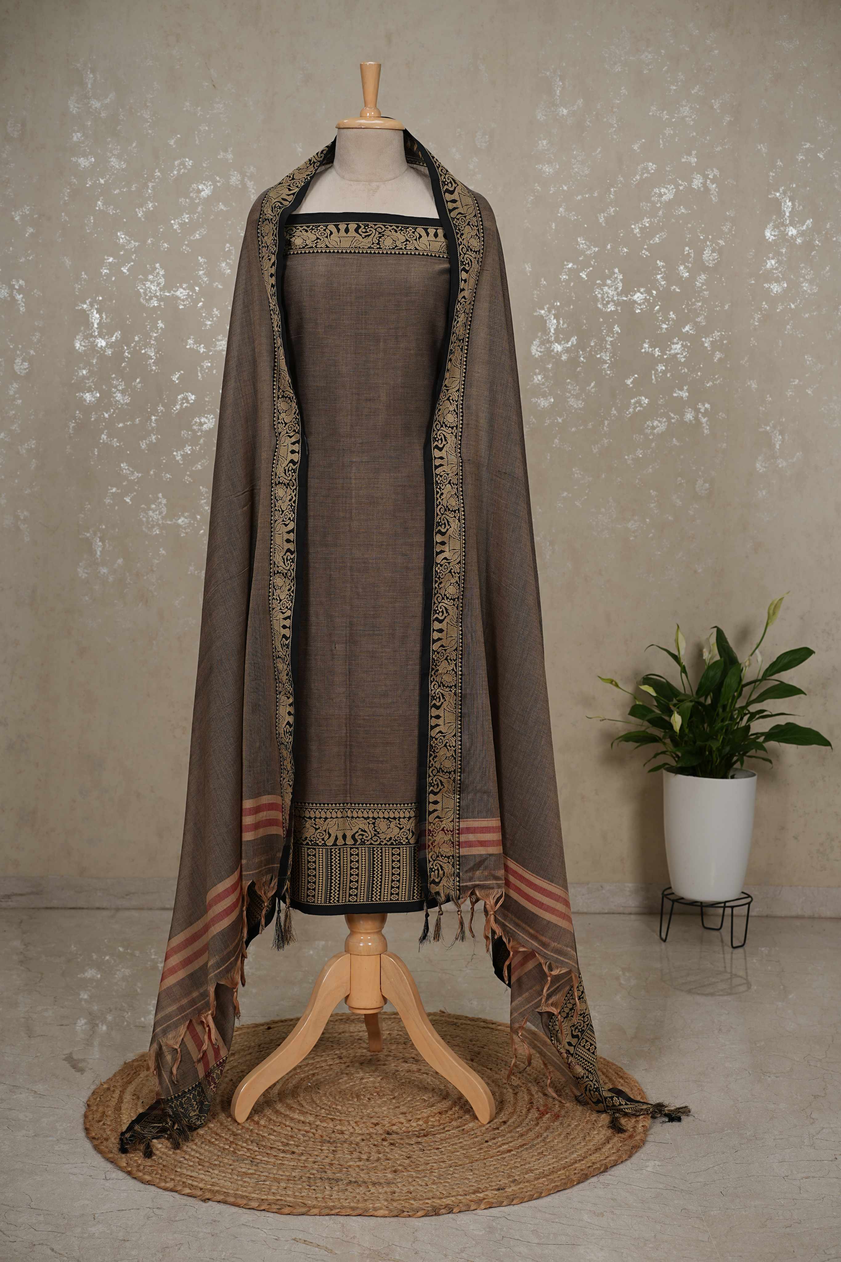 Authentic Mangalgiri Cotton Dress Material