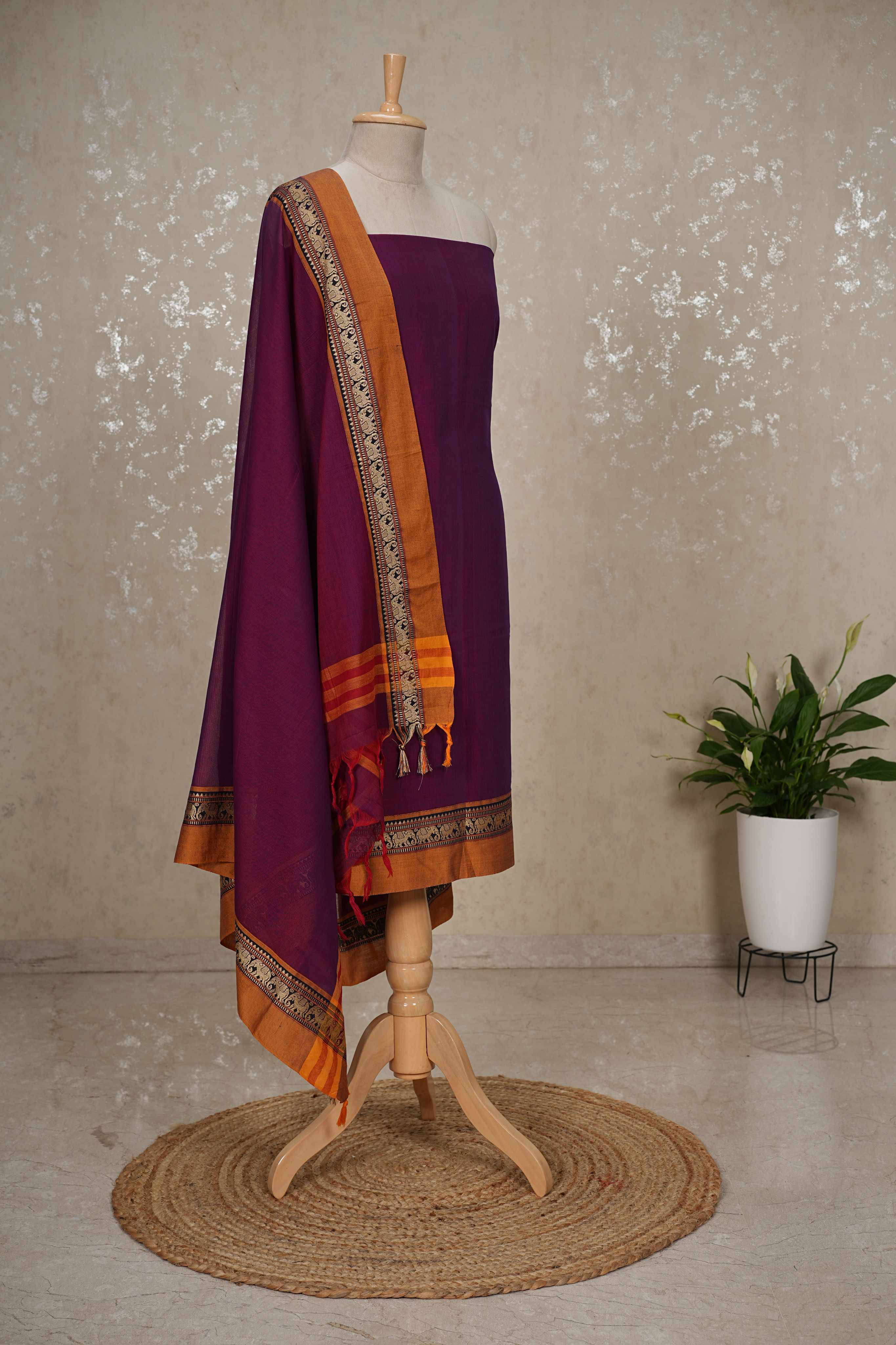 Authentic Mangalgiri Cotton Dress Material