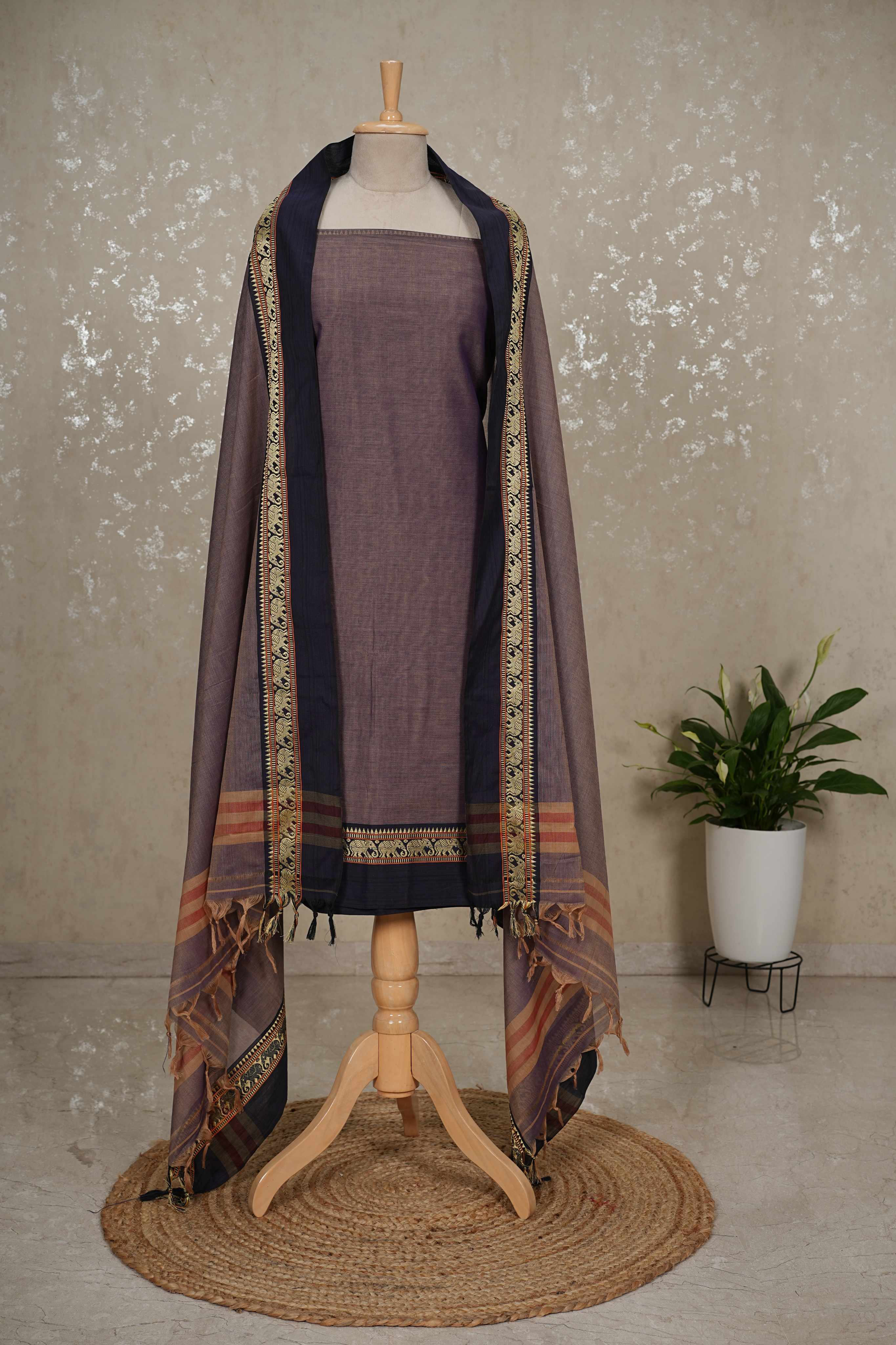 Authentic Mangalgiri Cotton Dress Material