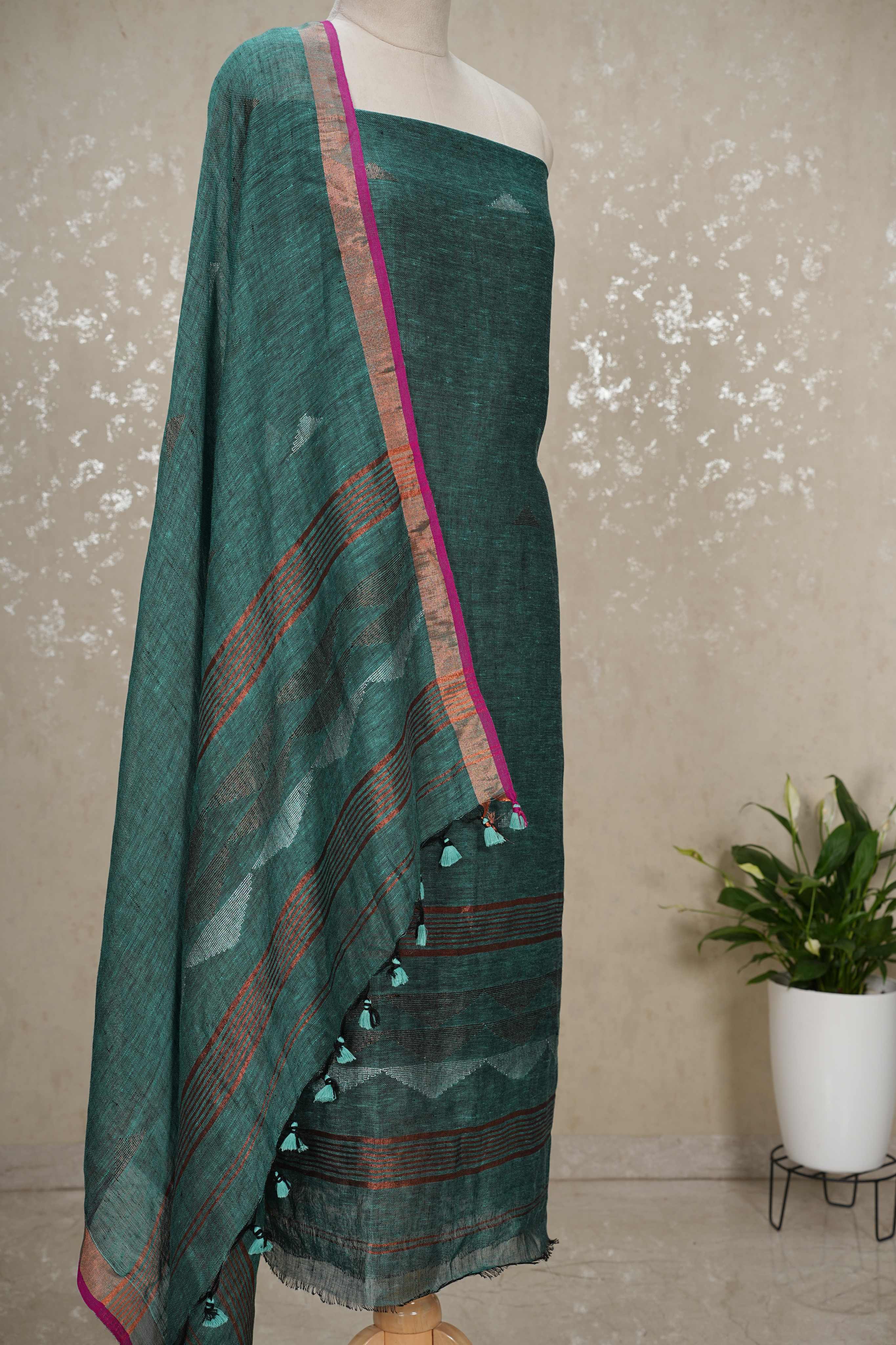 Bengal Cotton by Linen 2-Piece Suit with Dupatta