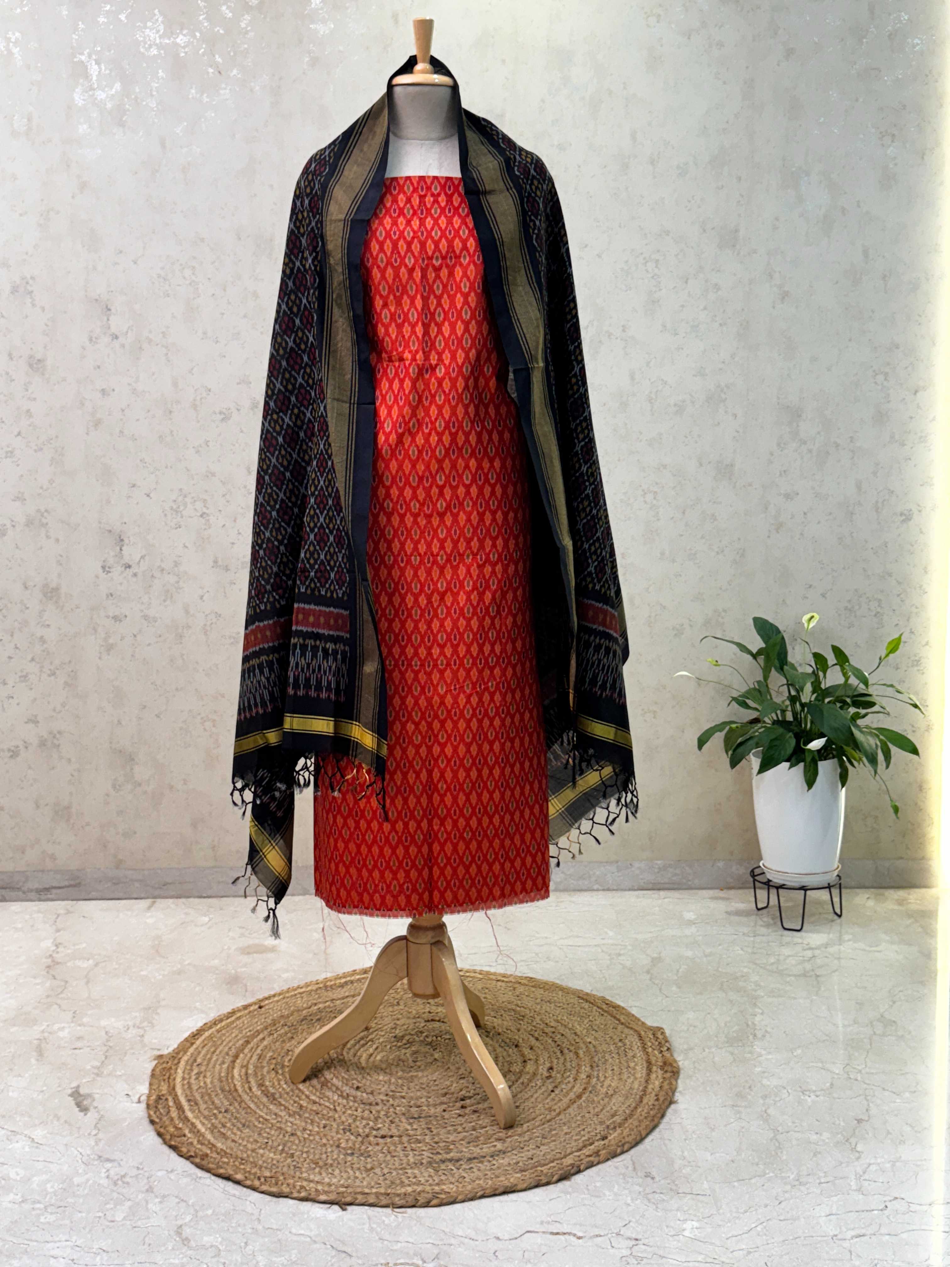 SICO ikkat pochampally dress material 2pc set