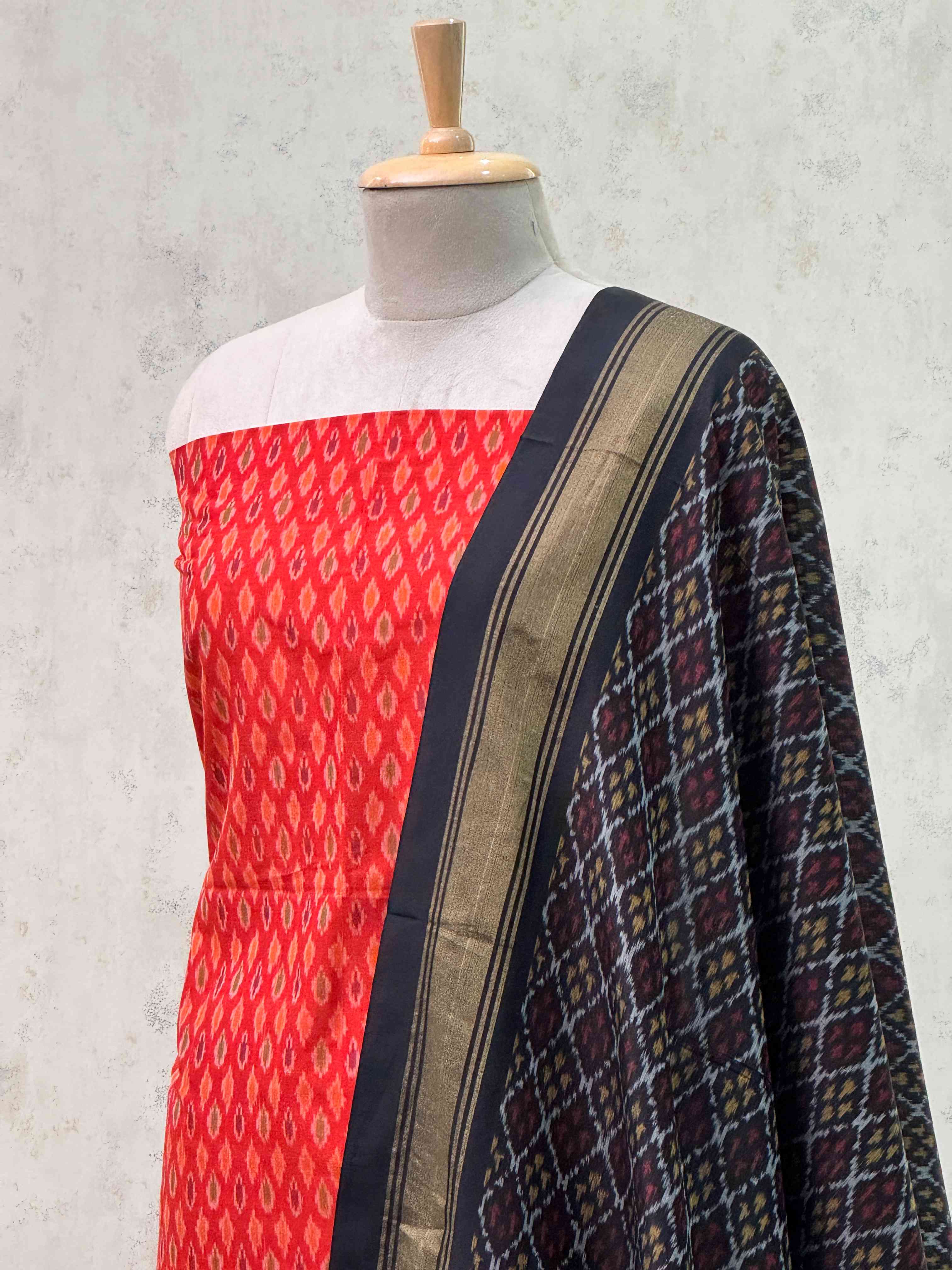 SICO ikkat pochampally dress material 2pc set