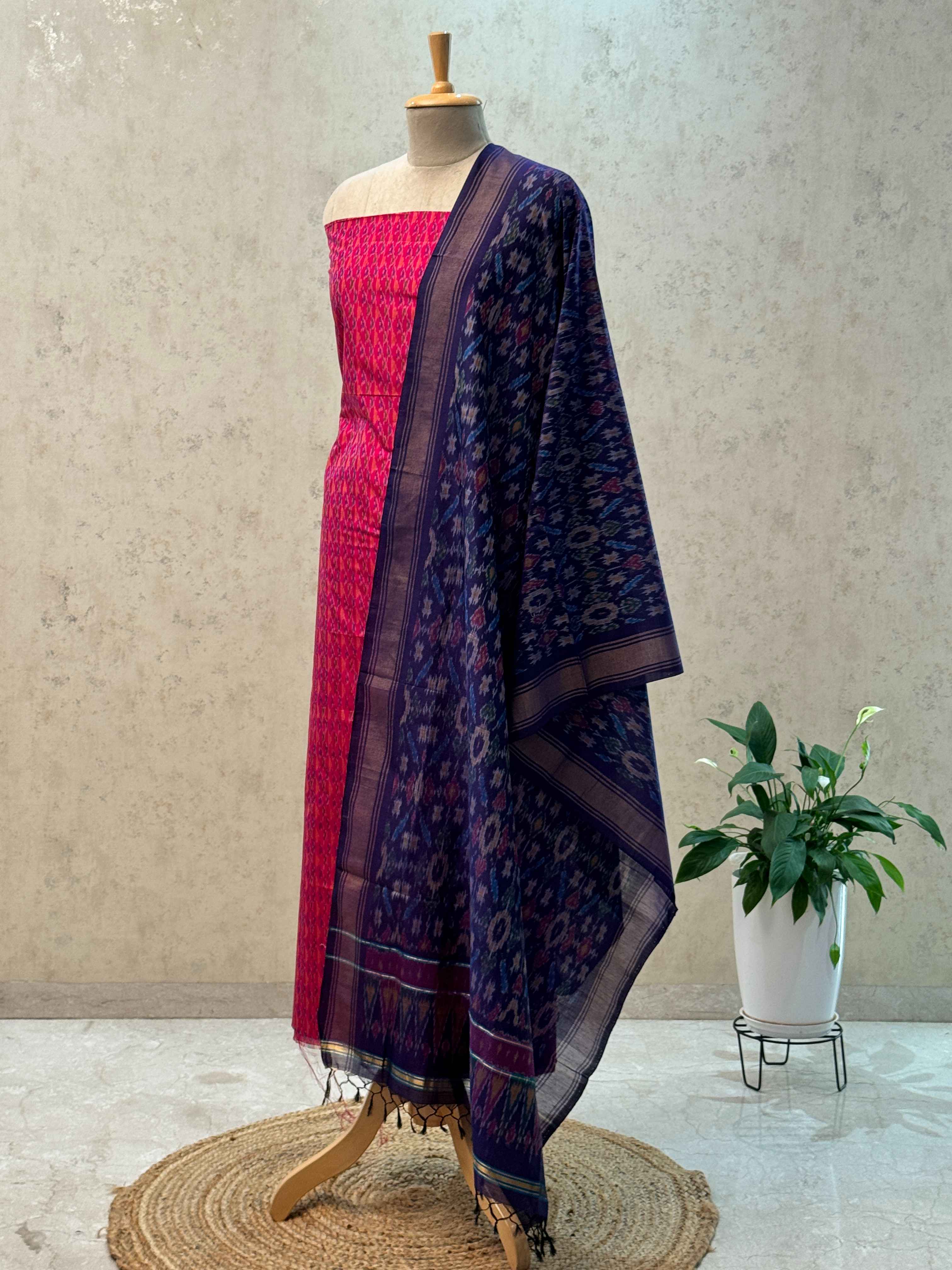 SICO ikkat pochampally dress material 2pc set