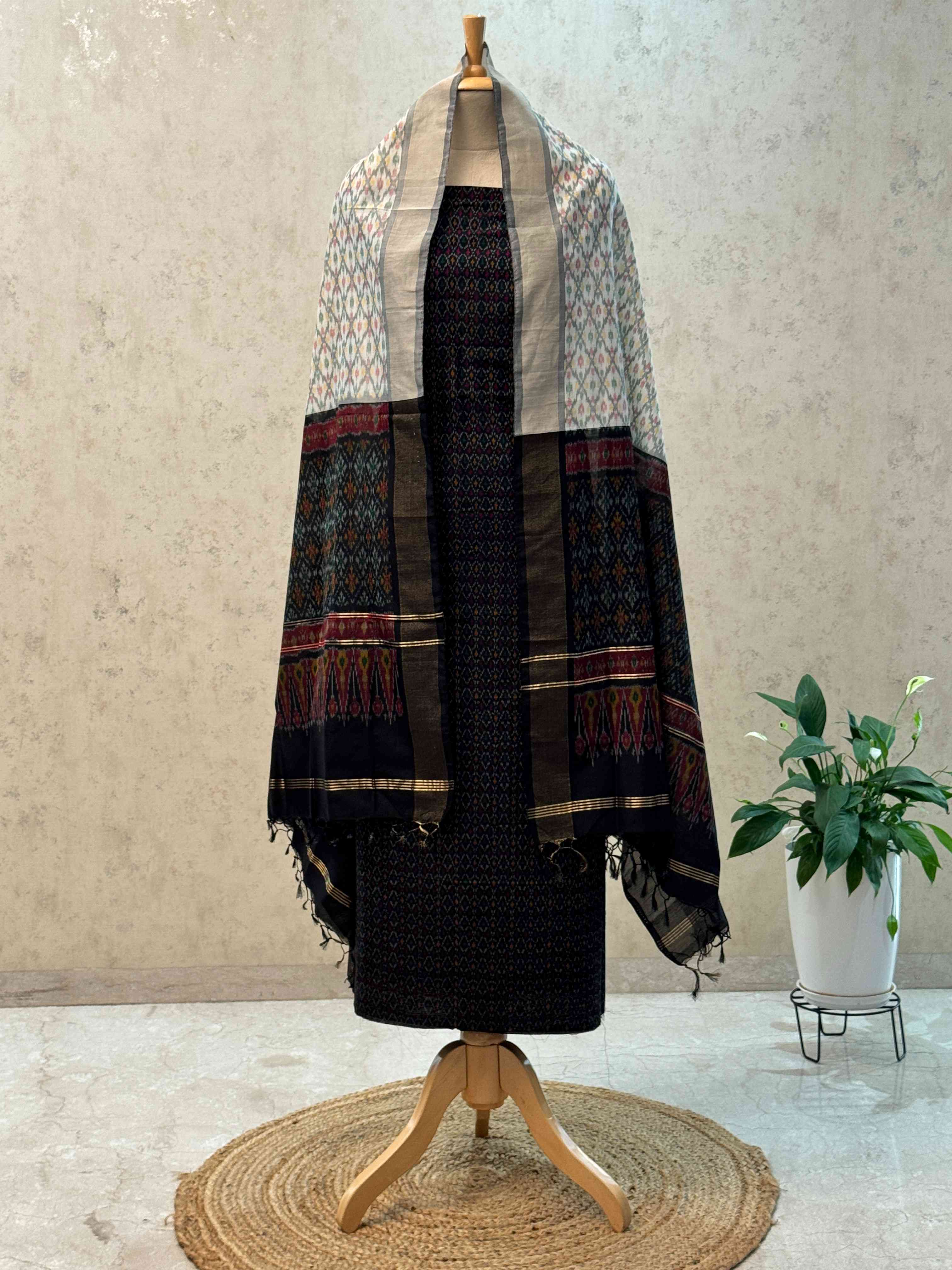 SICO ikkat pochampally dress material 2pc set