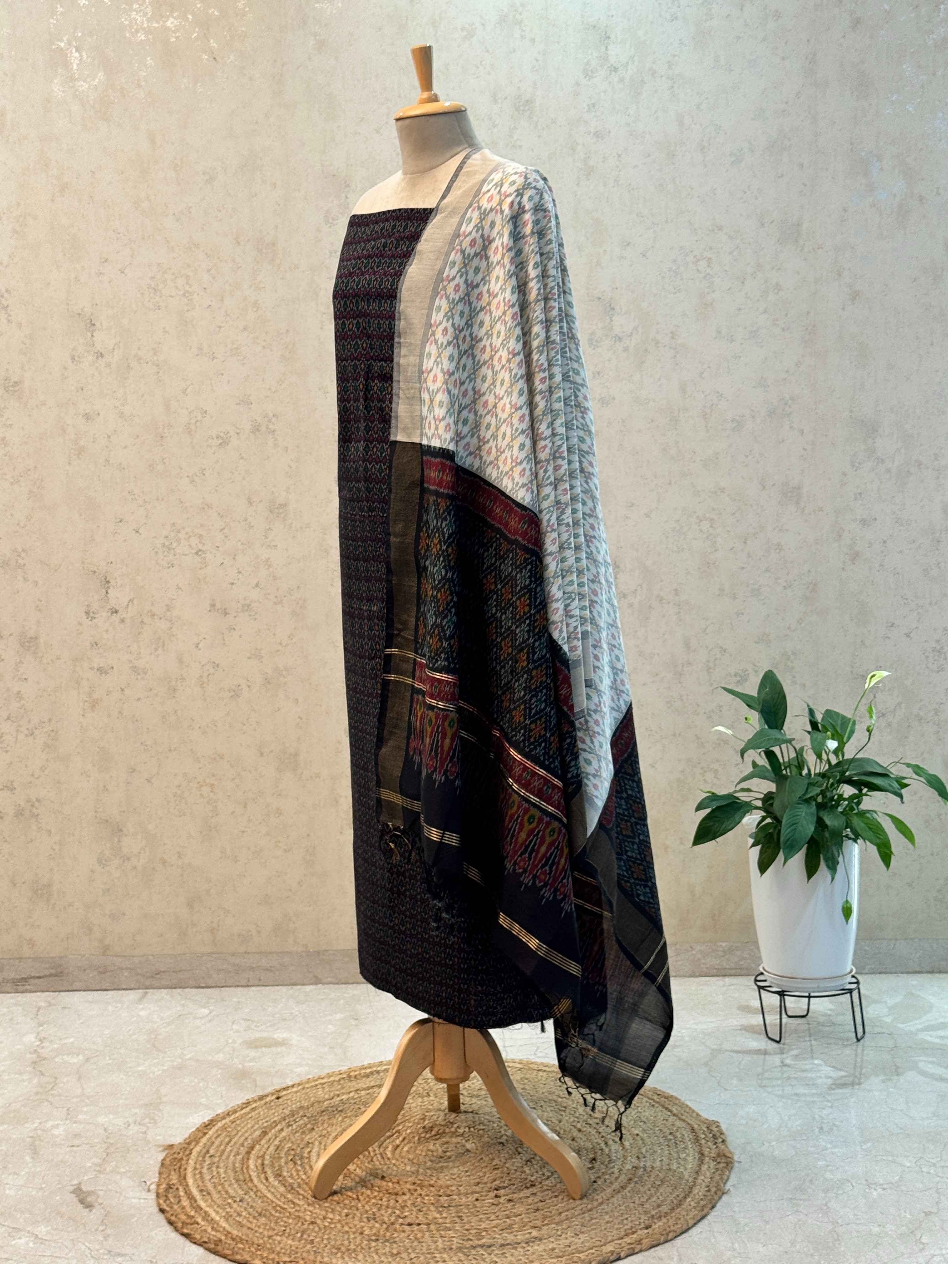 SICO ikkat pochampally dress material 2pc set