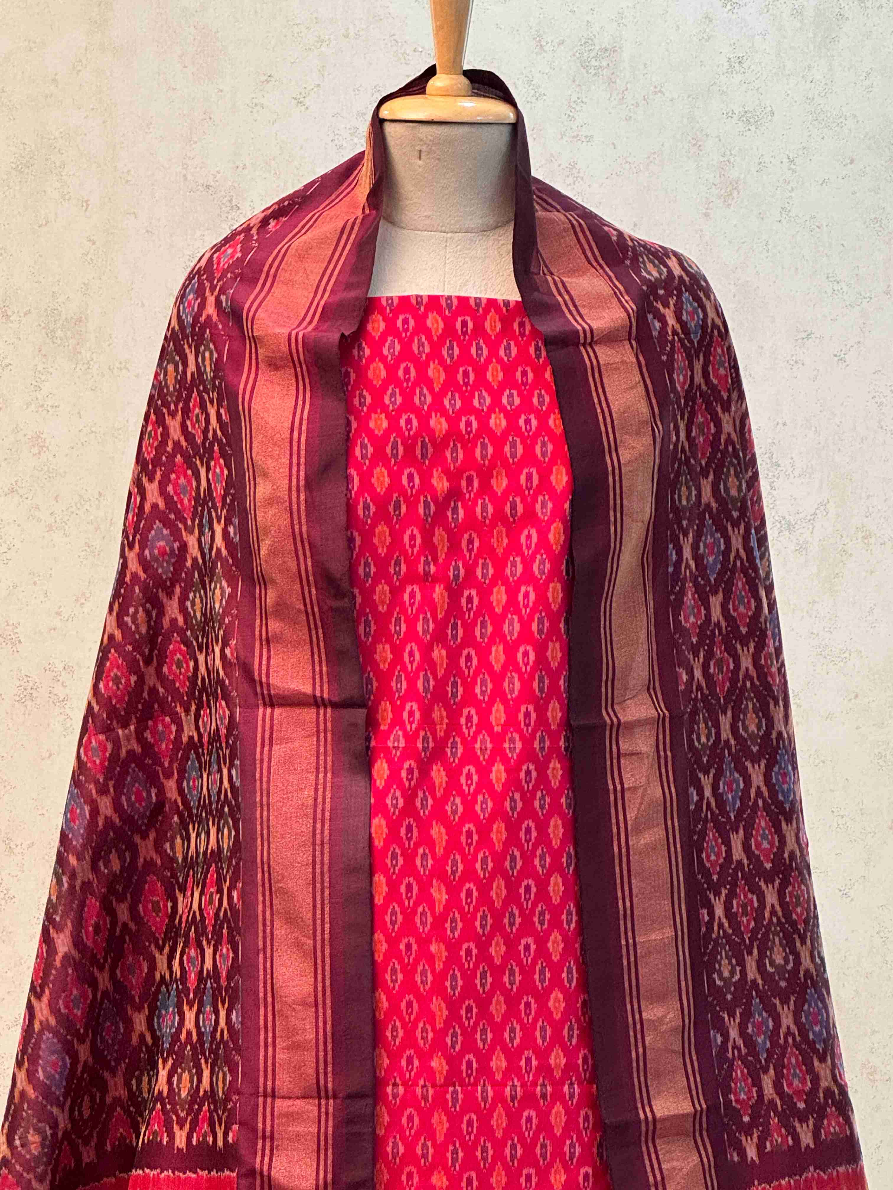 SICO ikkat pochampally dress material 2pc set