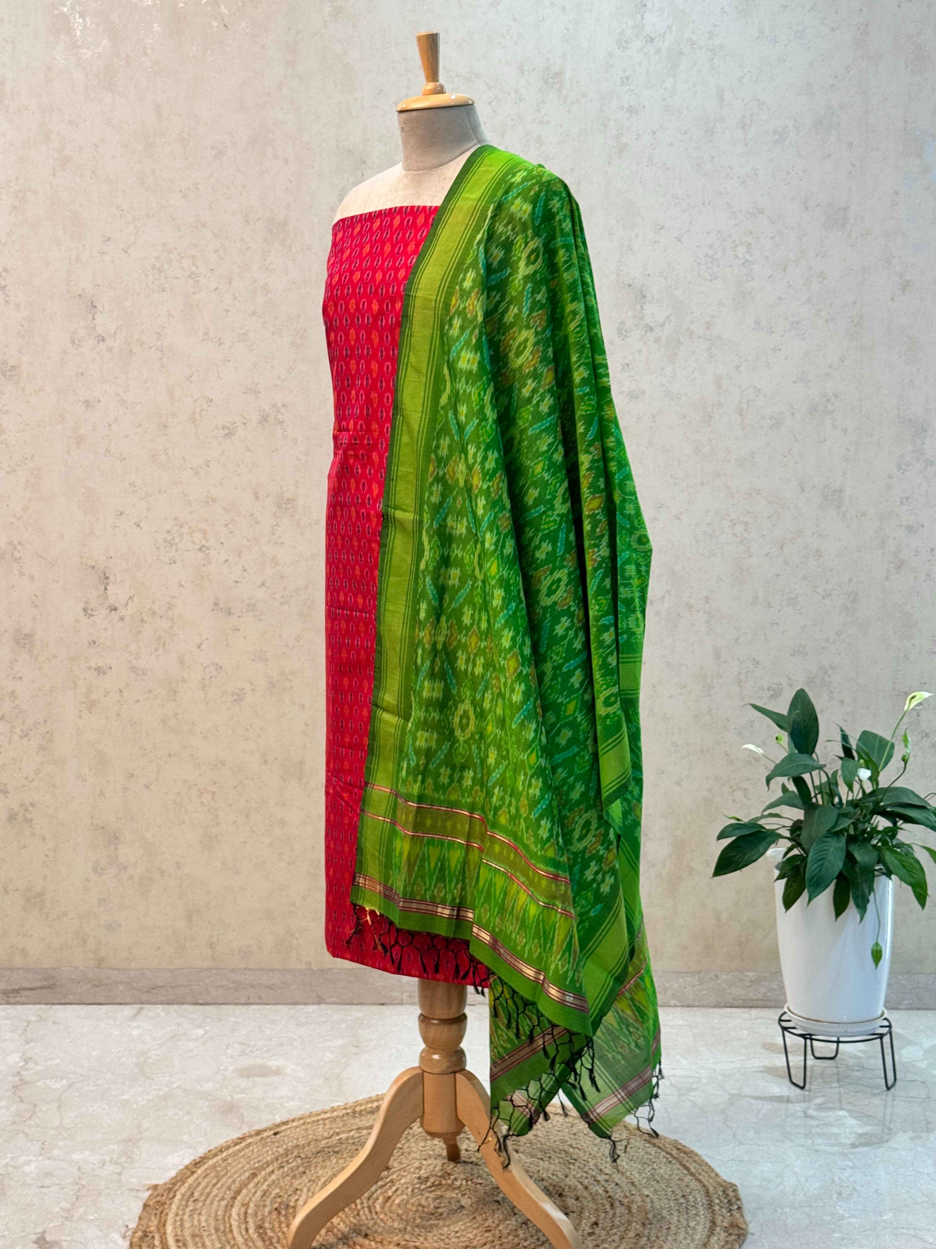 SICO ikkat pochampally dress material 2pc set