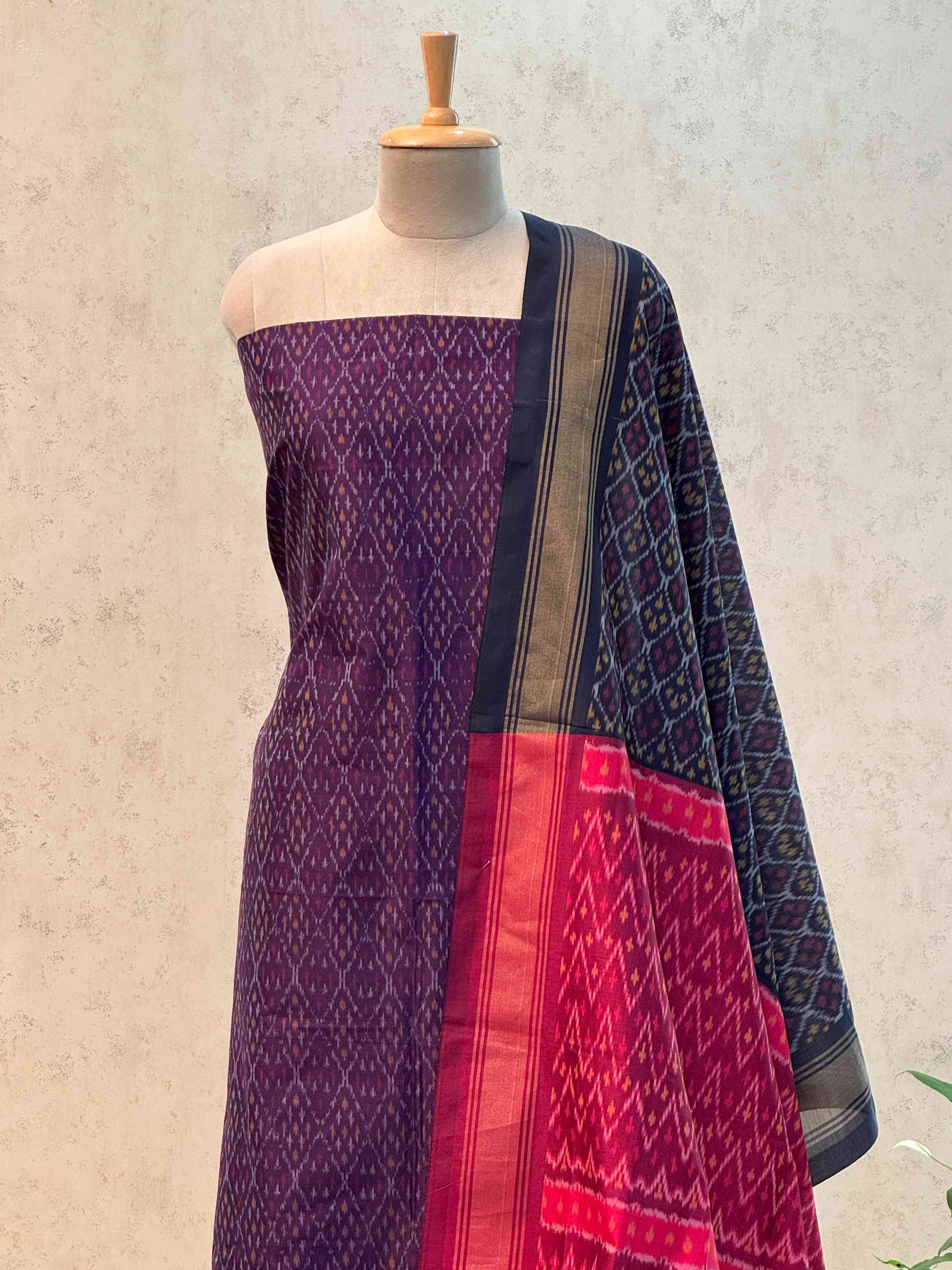 SICO ikkat pochampally dress material 2pc set