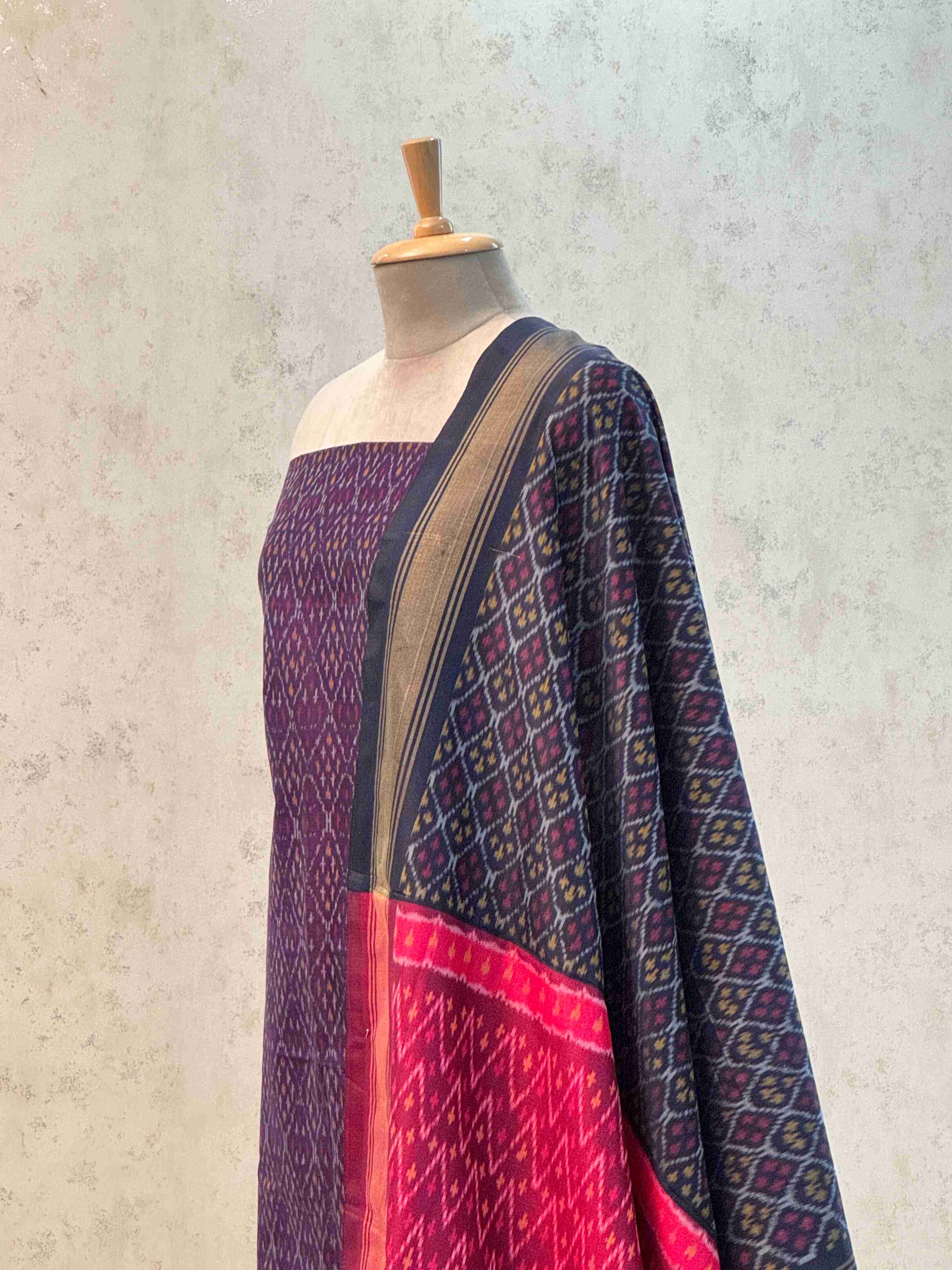 SICO ikkat pochampally dress material 2pc set