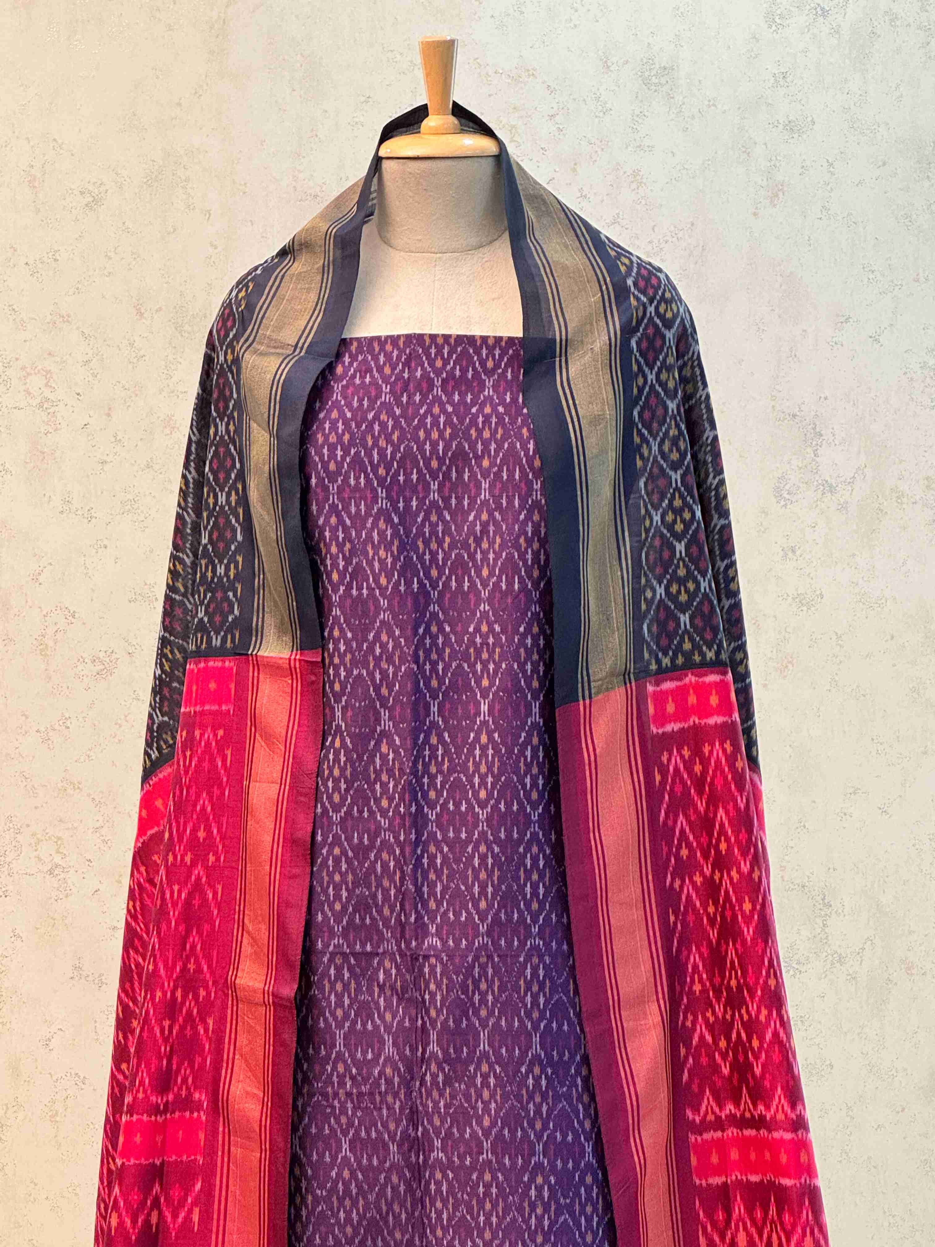 SICO ikkat pochampally dress material 2pc set