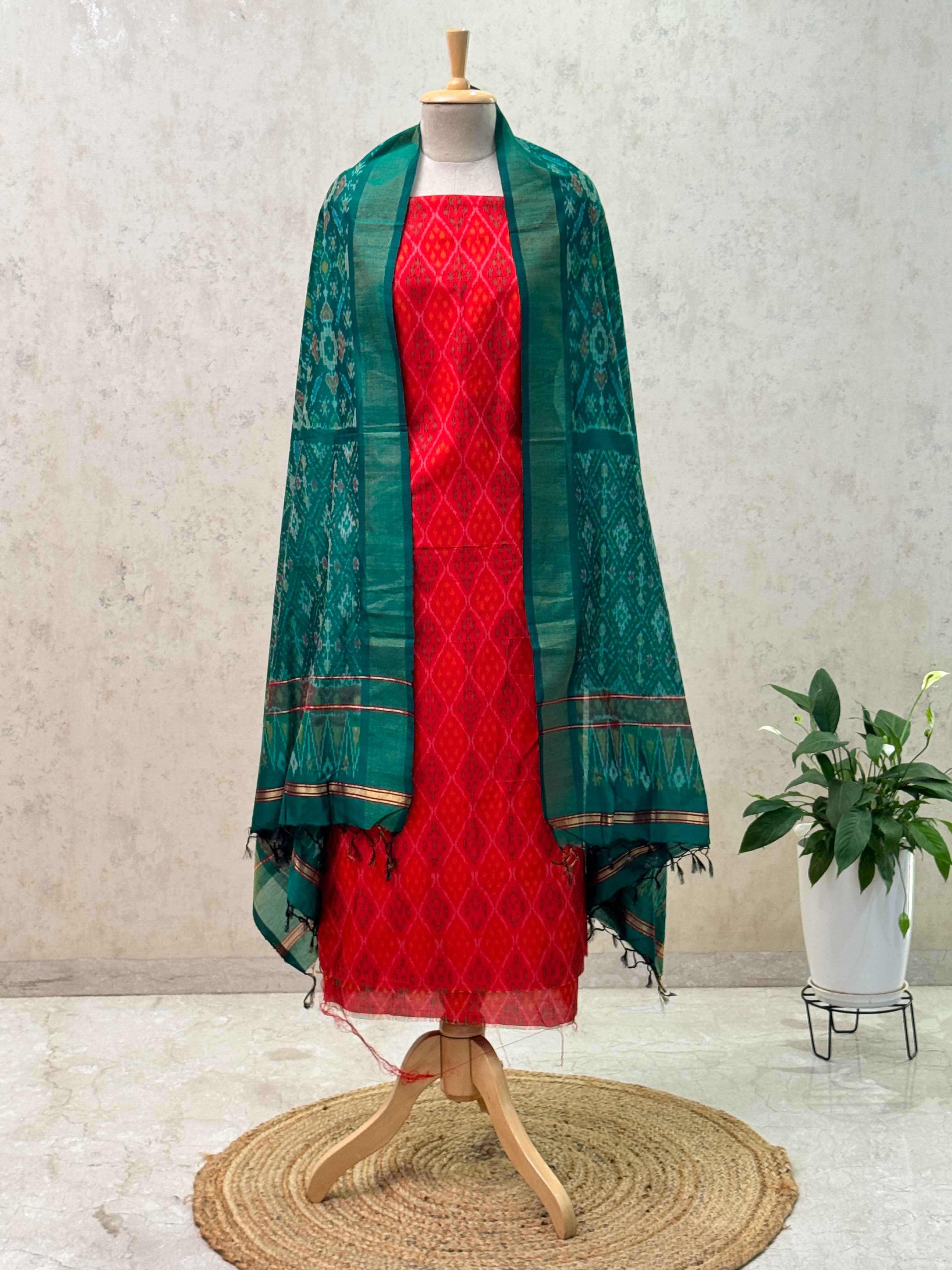 SICO ikkat pochampally dress material 2pc set