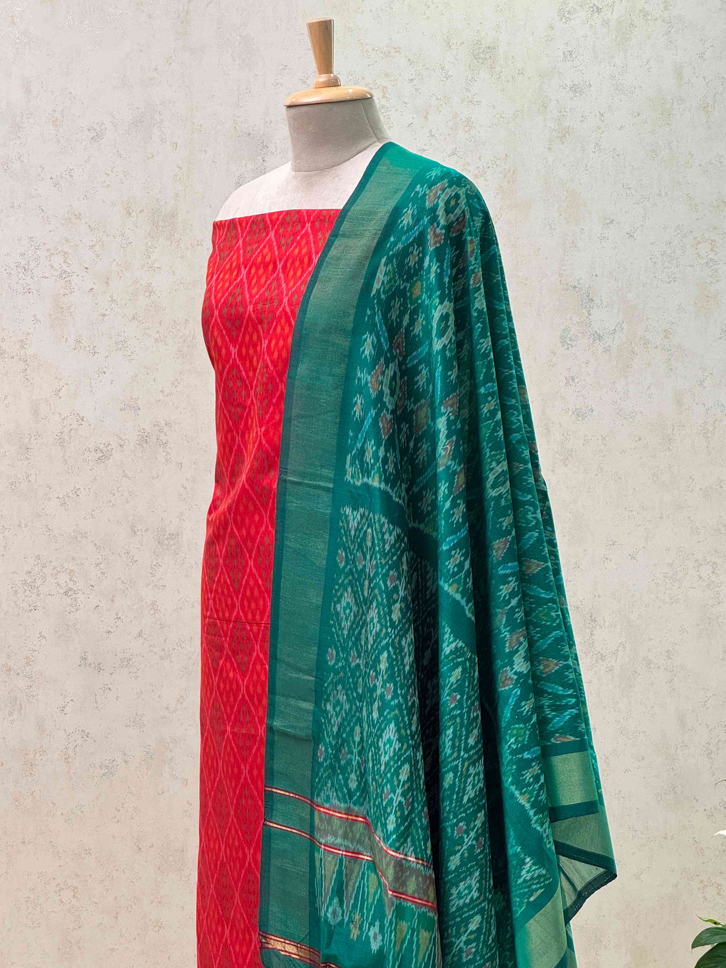 SICO ikkat pochampally dress material 2pc set