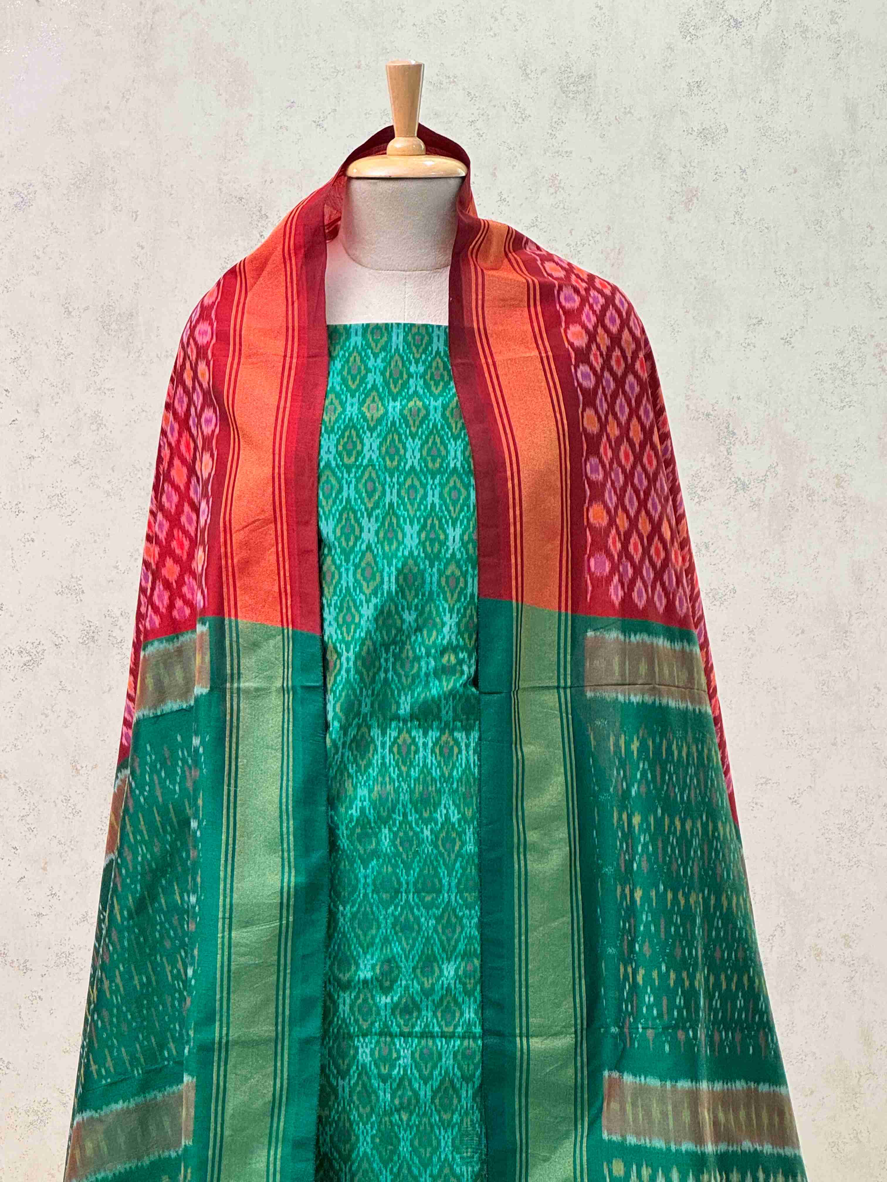 SICO ikkat pochampally dress material 2pc set