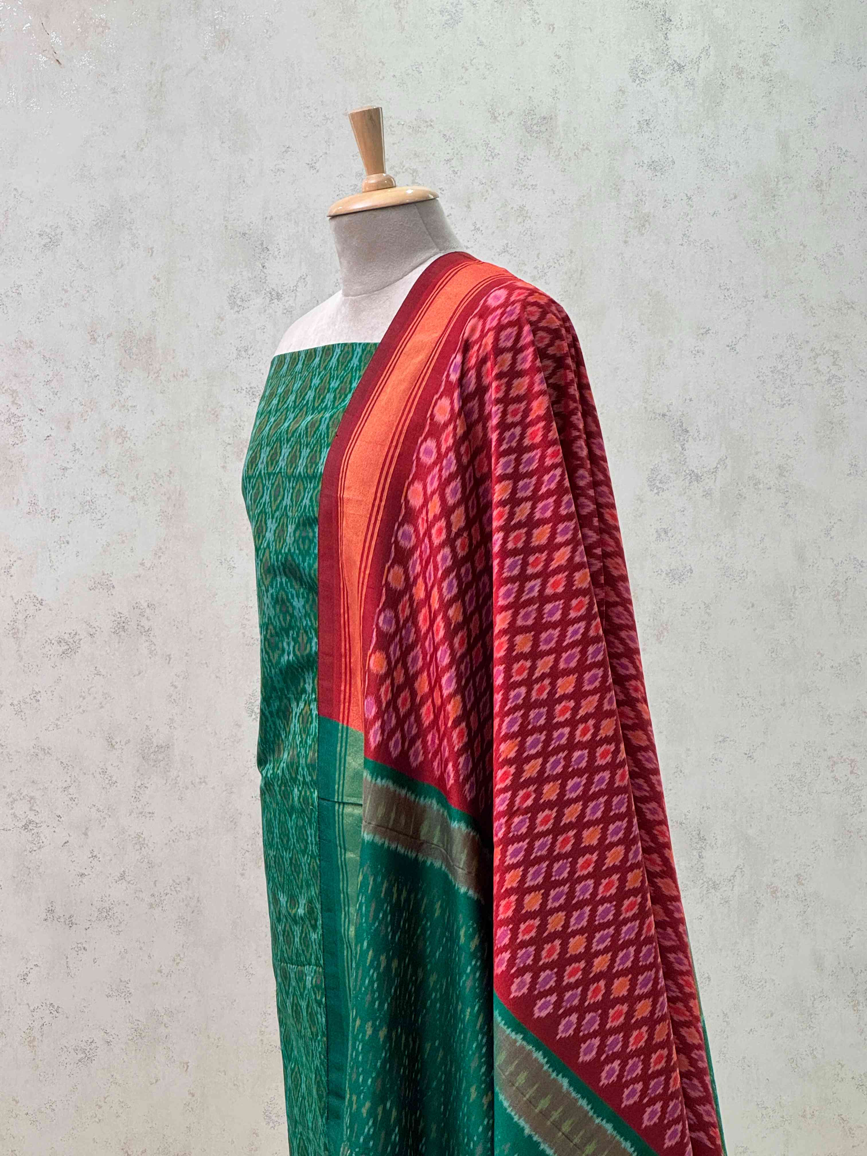 SICO ikkat pochampally dress material 2pc set