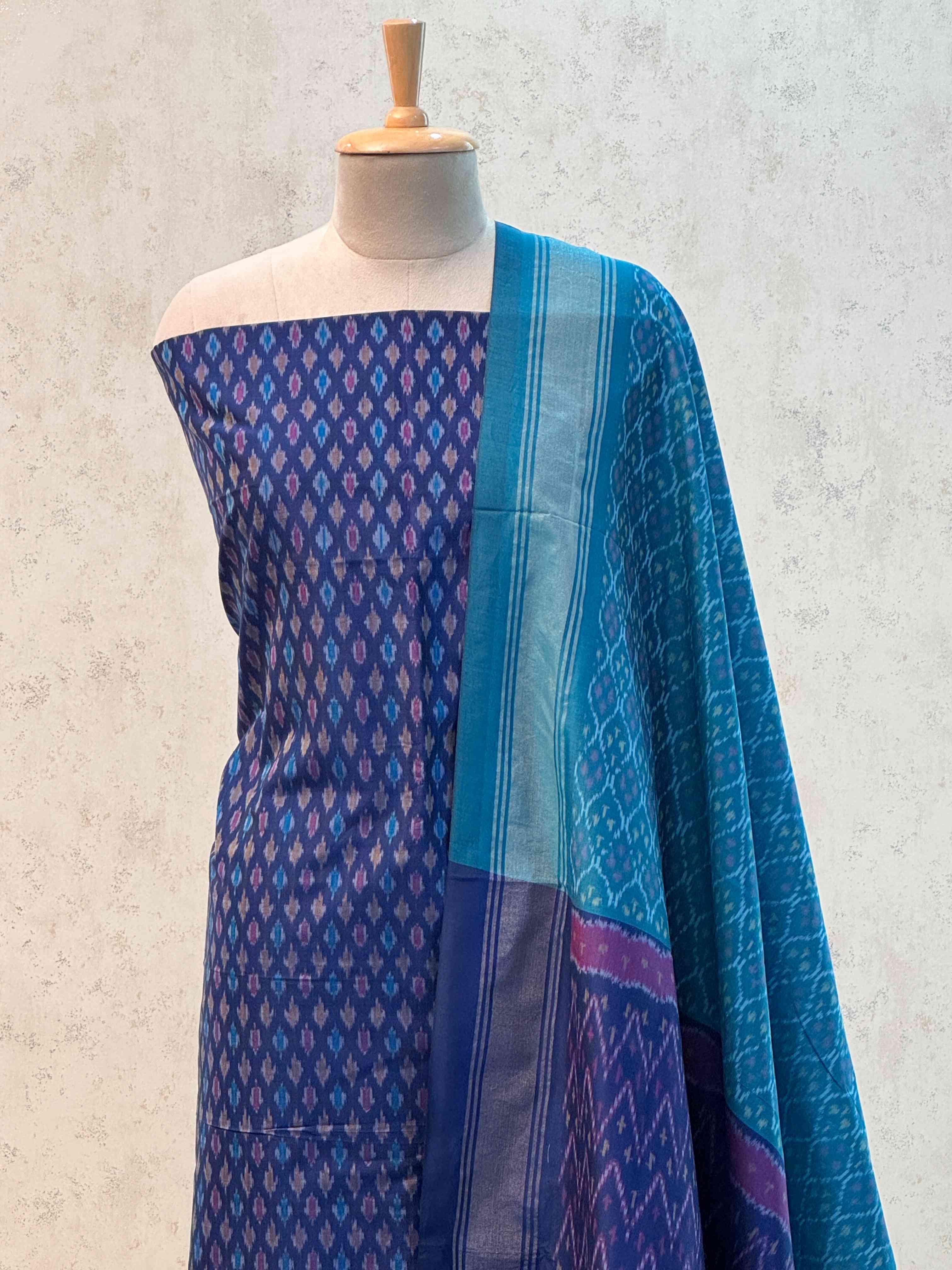 SICO ikkat pochampally dress material 2pc set