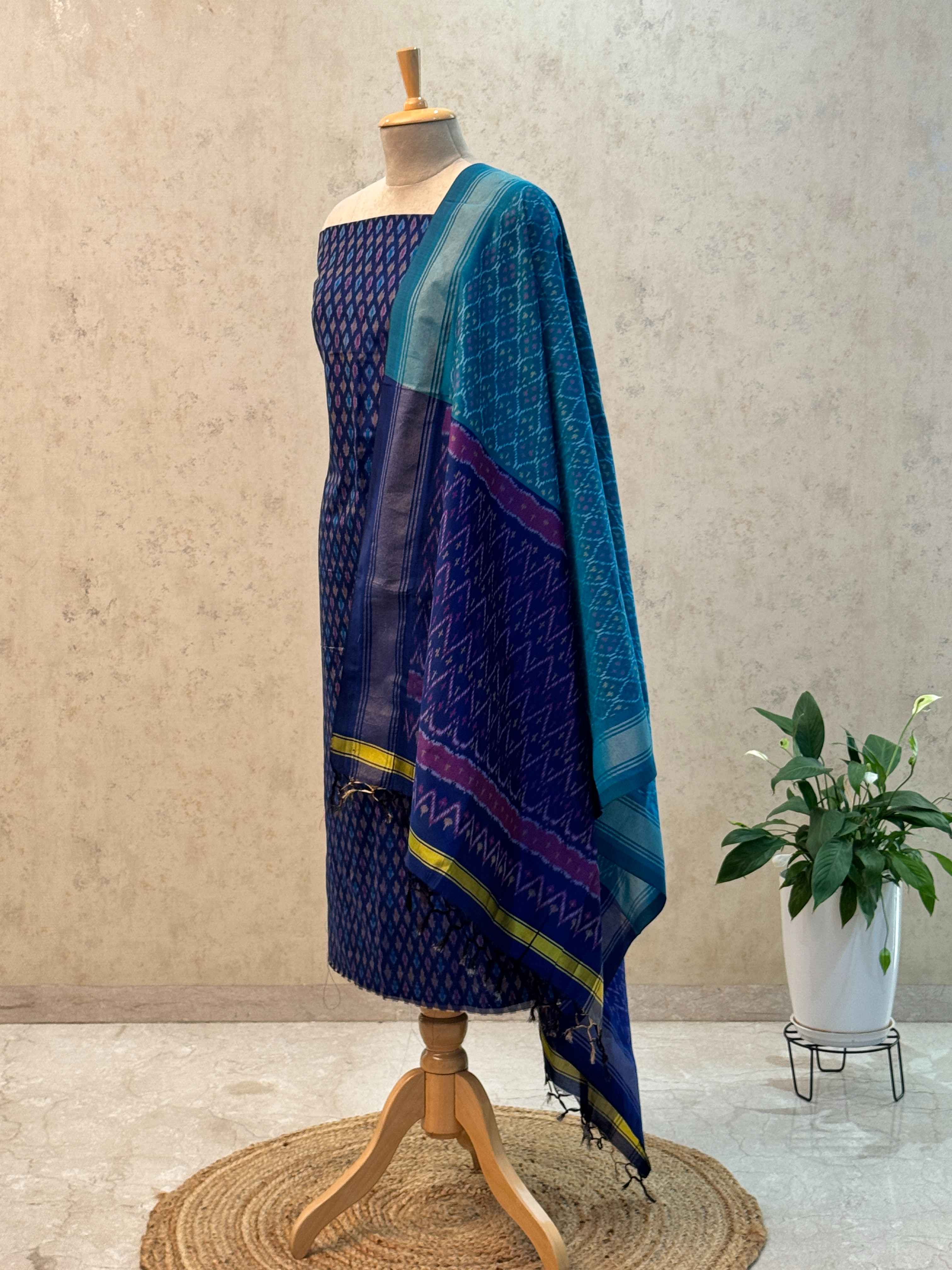 SICO ikkat pochampally dress material 2pc set