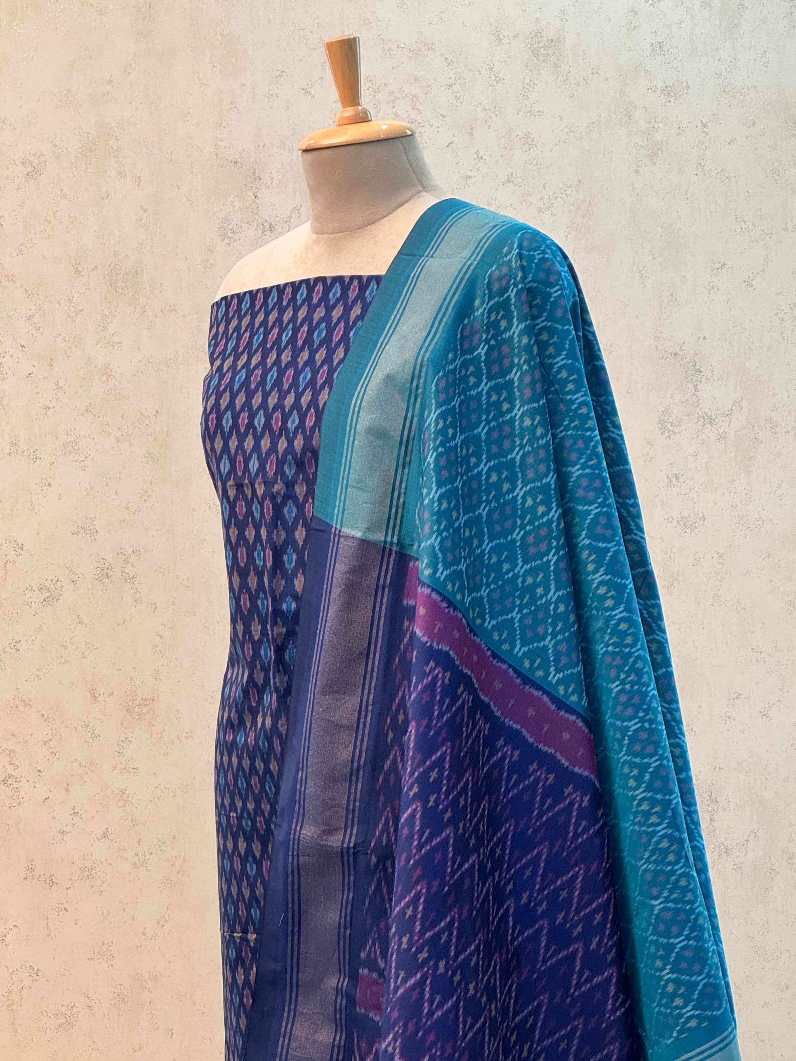 SICO ikkat pochampally dress material 2pc set