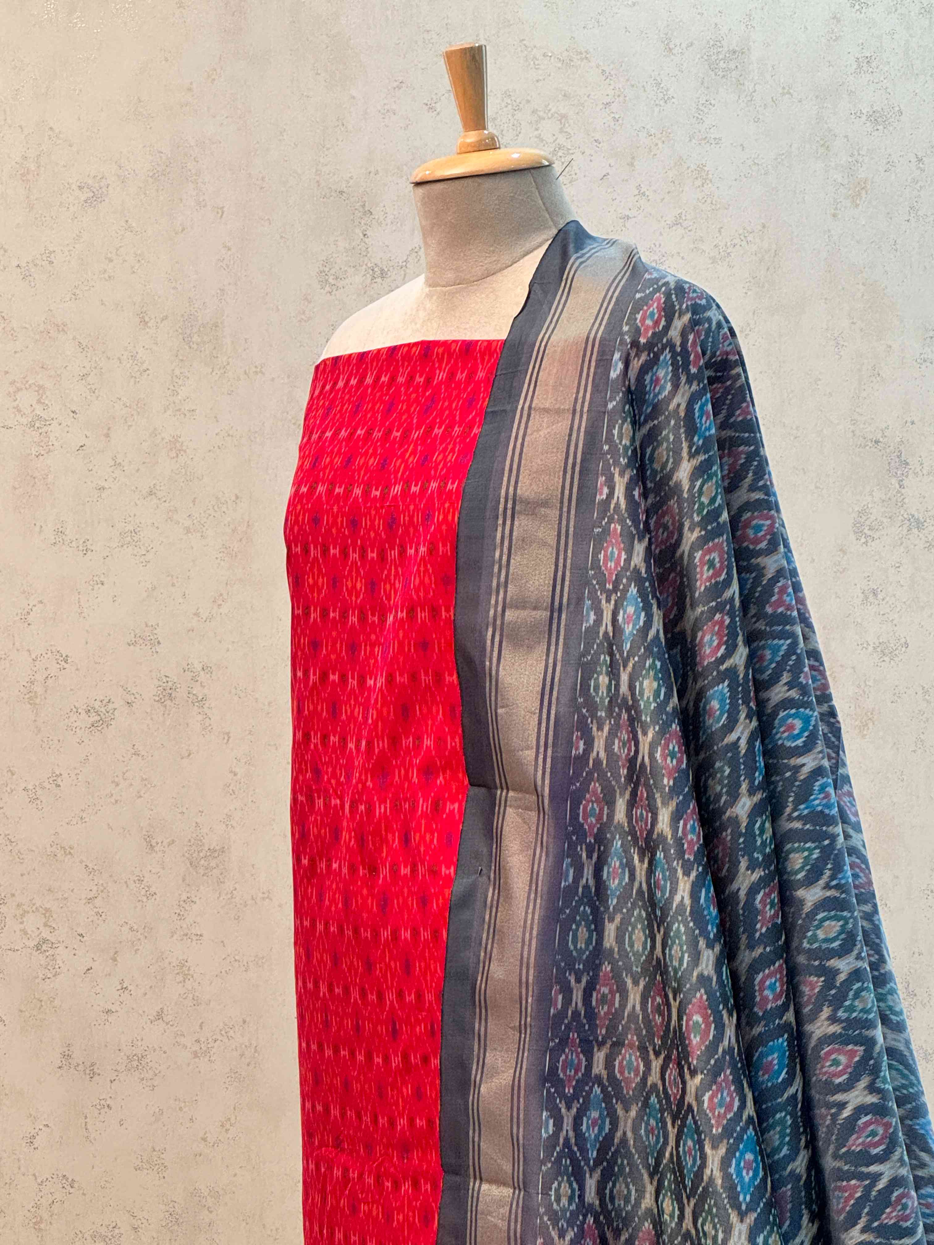 SICO ikkat pochampally dress material 2pc set