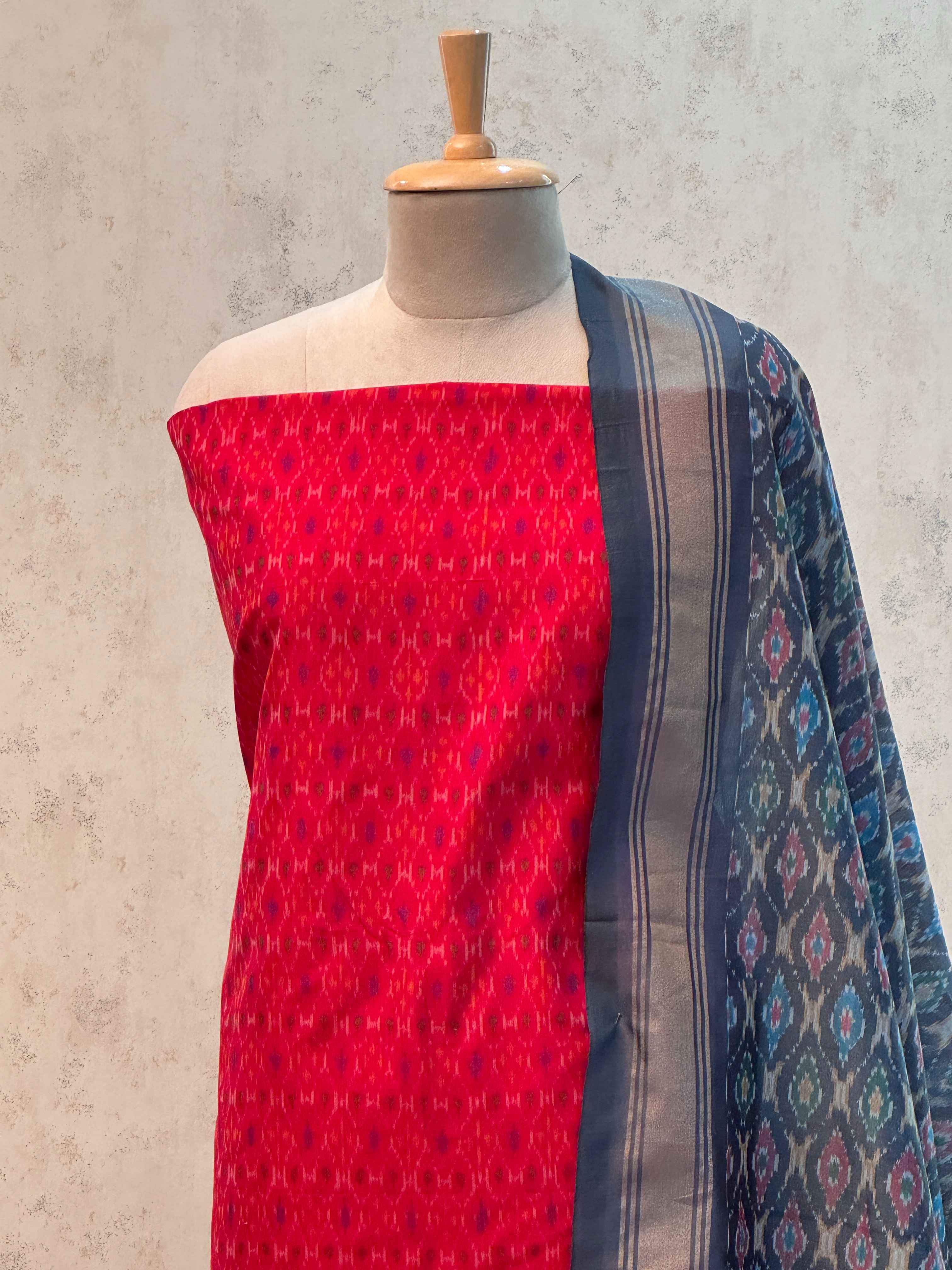 SICO ikkat pochampally dress material 2pc set