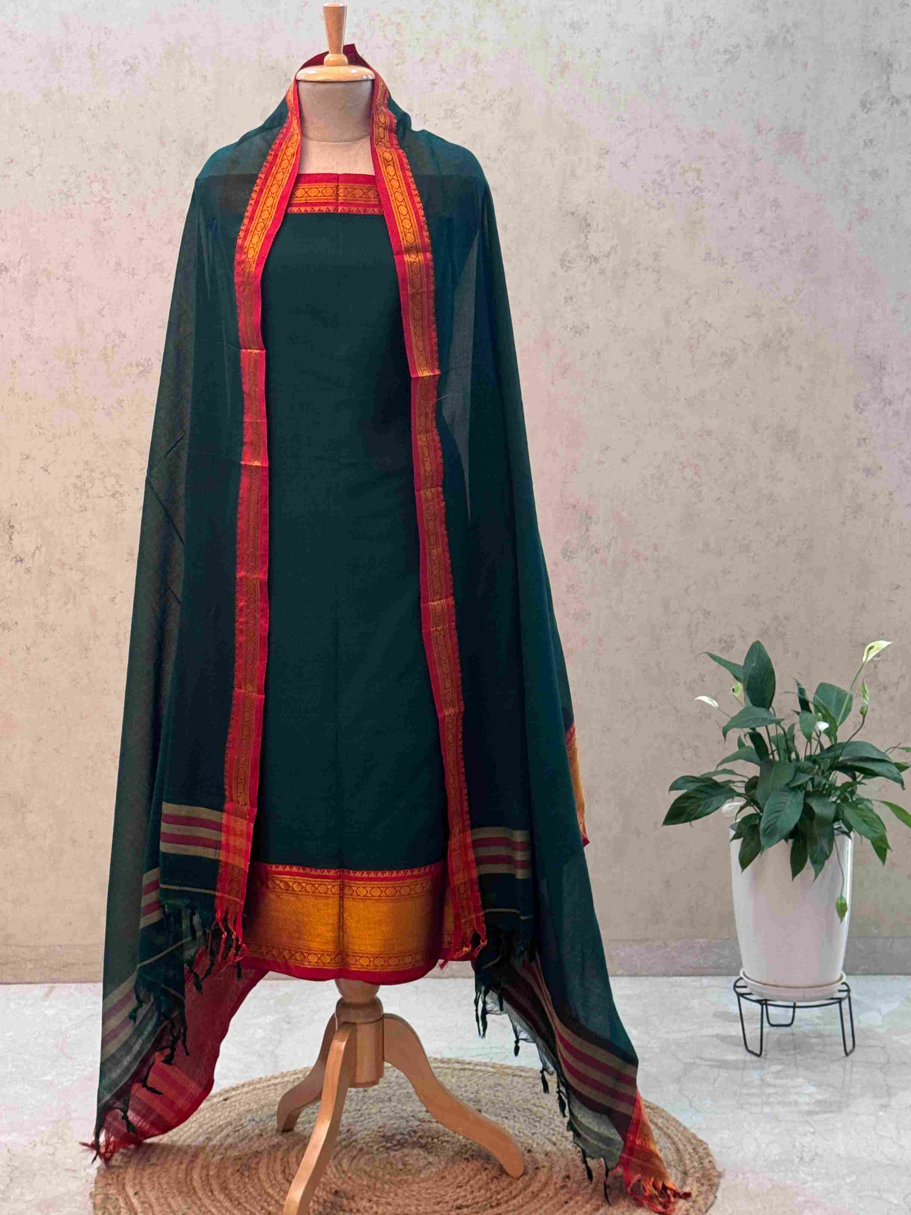 Authentic Mangalgiri Cotton Dress Material
