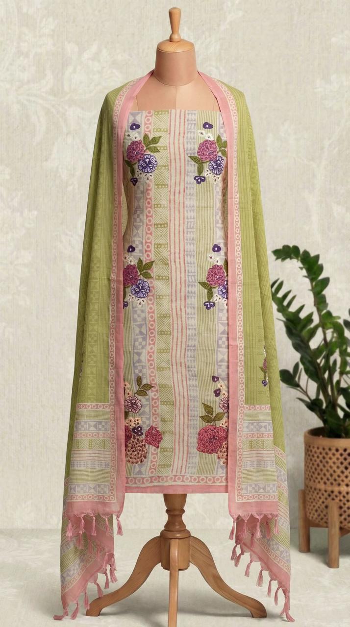 Jute Linen 3PC Suit Set
