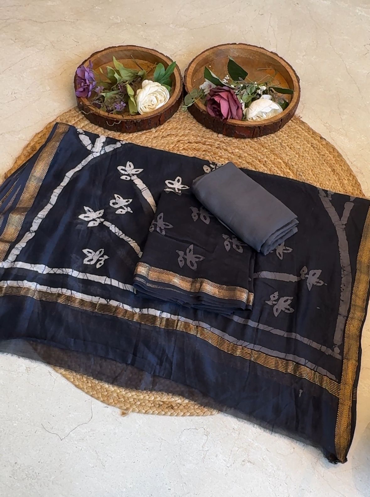 PURE maheshwari silk suit -3pc