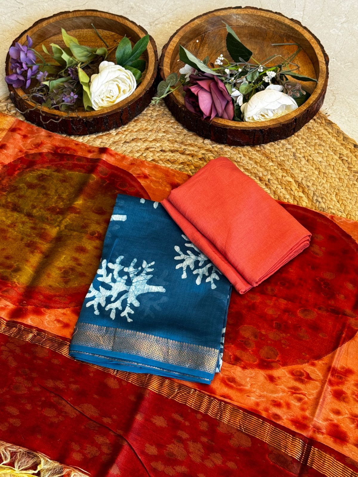 PURE maheshwari silk suit -3pc